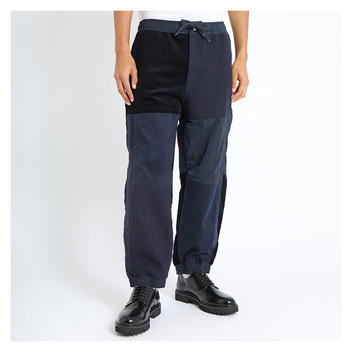 Navy Cotton Jogger Pants main product photo