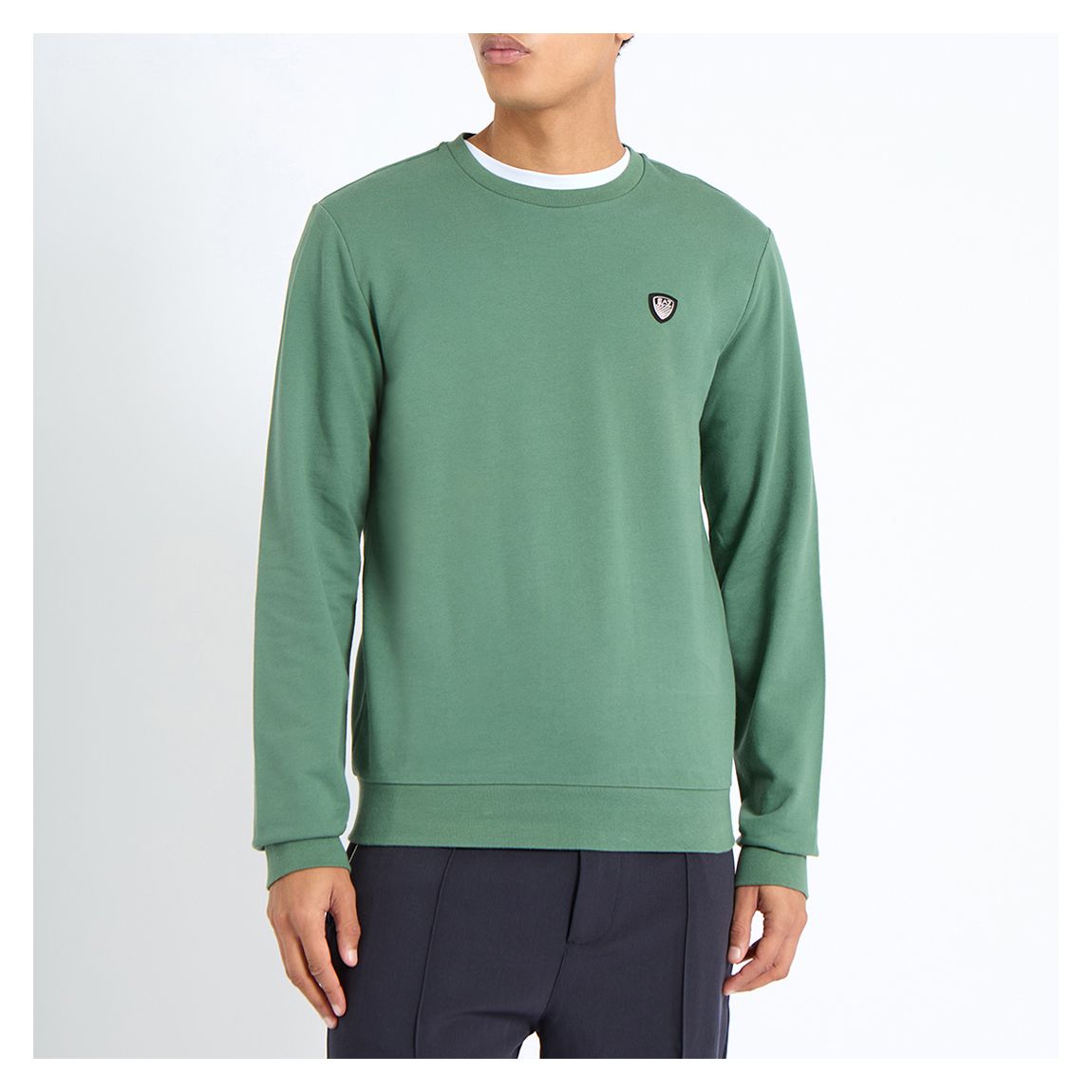 Green Patch Logo Cotton Sweatshirt main product photo
