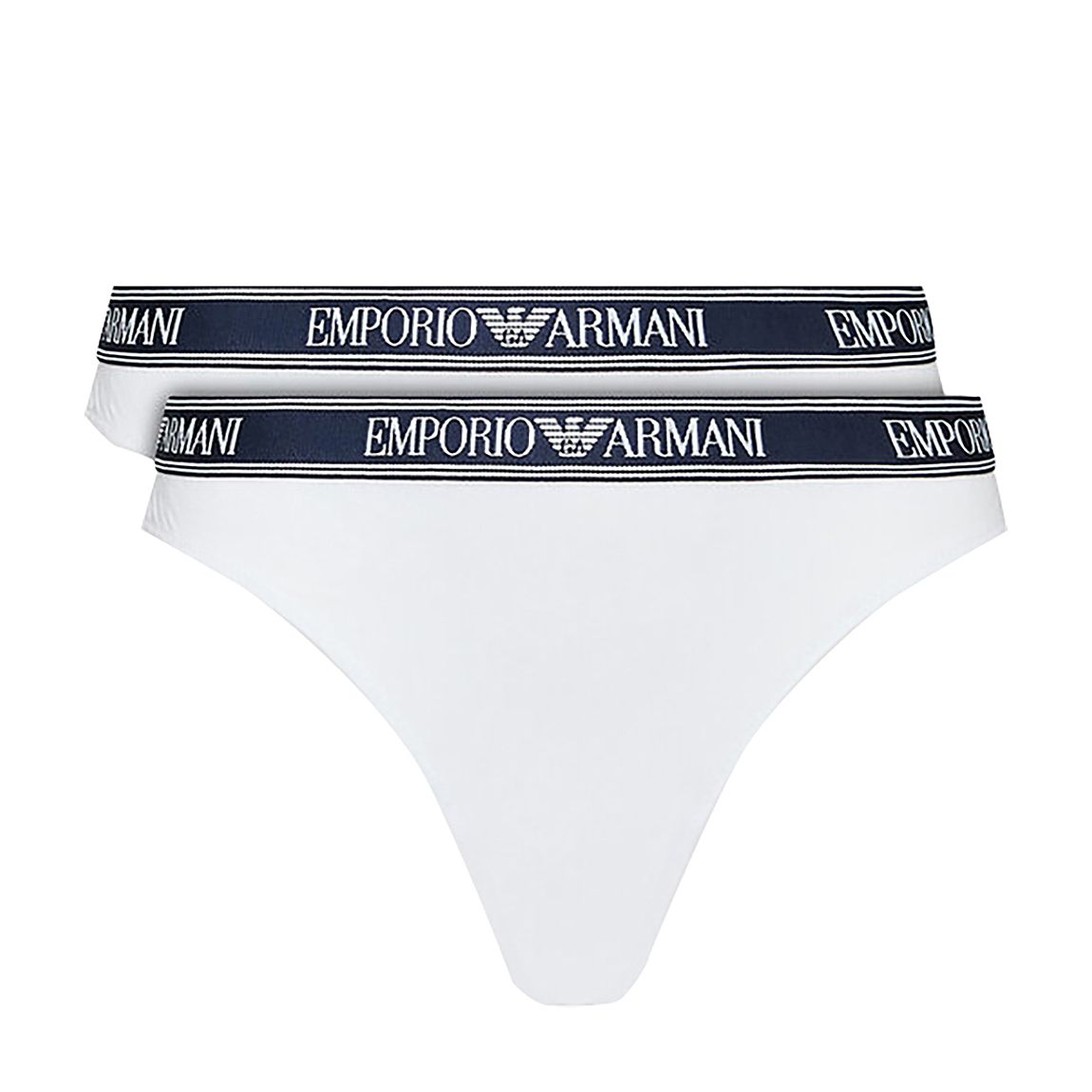 White 2-Pack Cotton Blend Briefs main product photo
