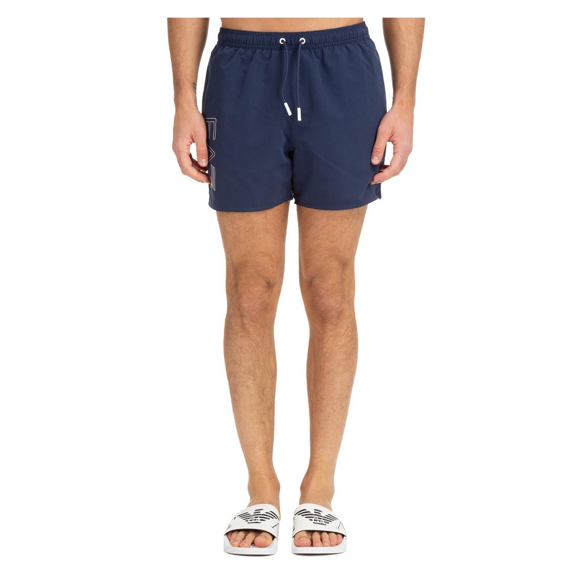 Navy Drawstring Swimming Shorts main product photo