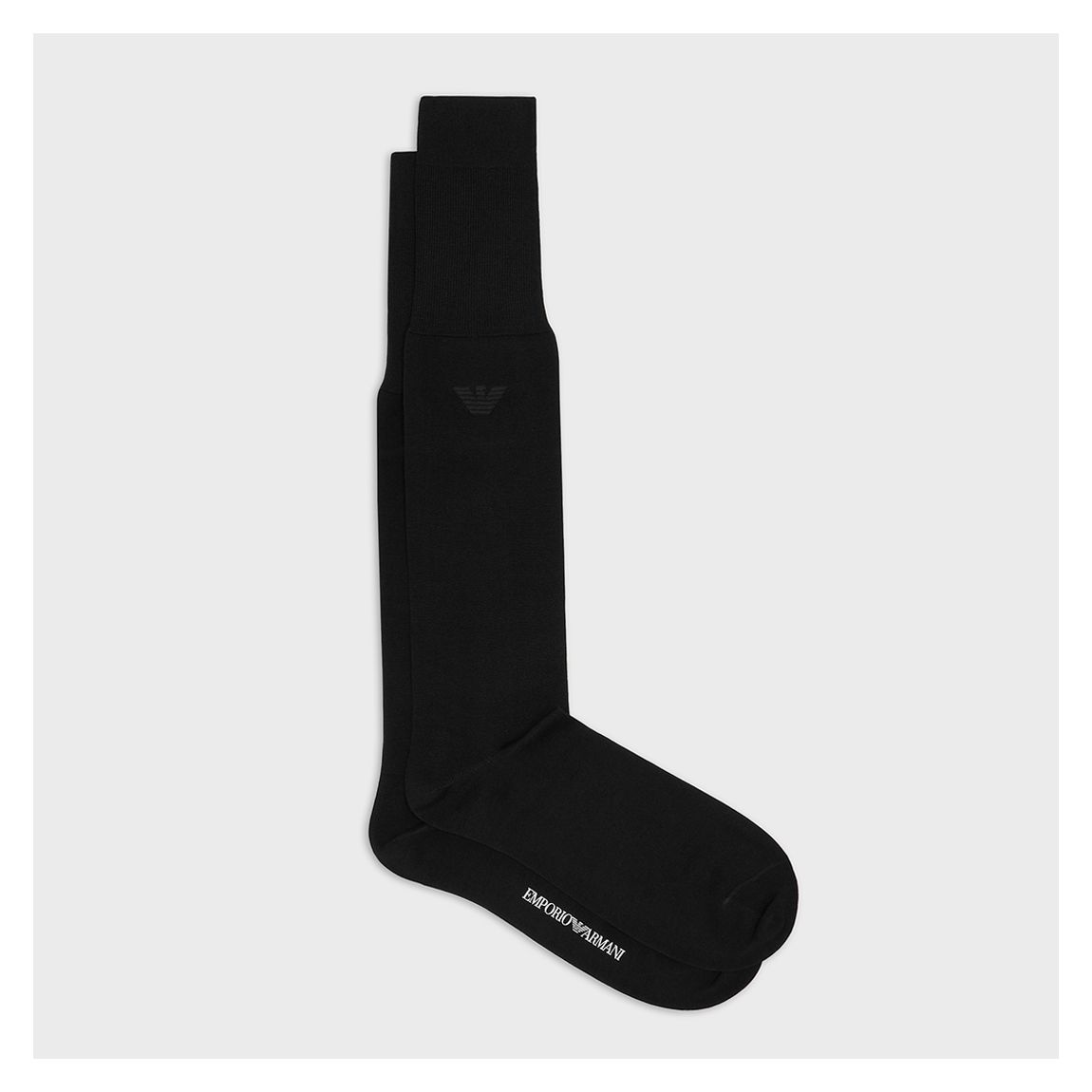 Black Stretch Cotton Socks main product photo