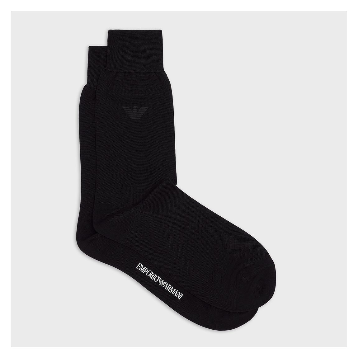 Black Stretch Cotton Socks main product photo