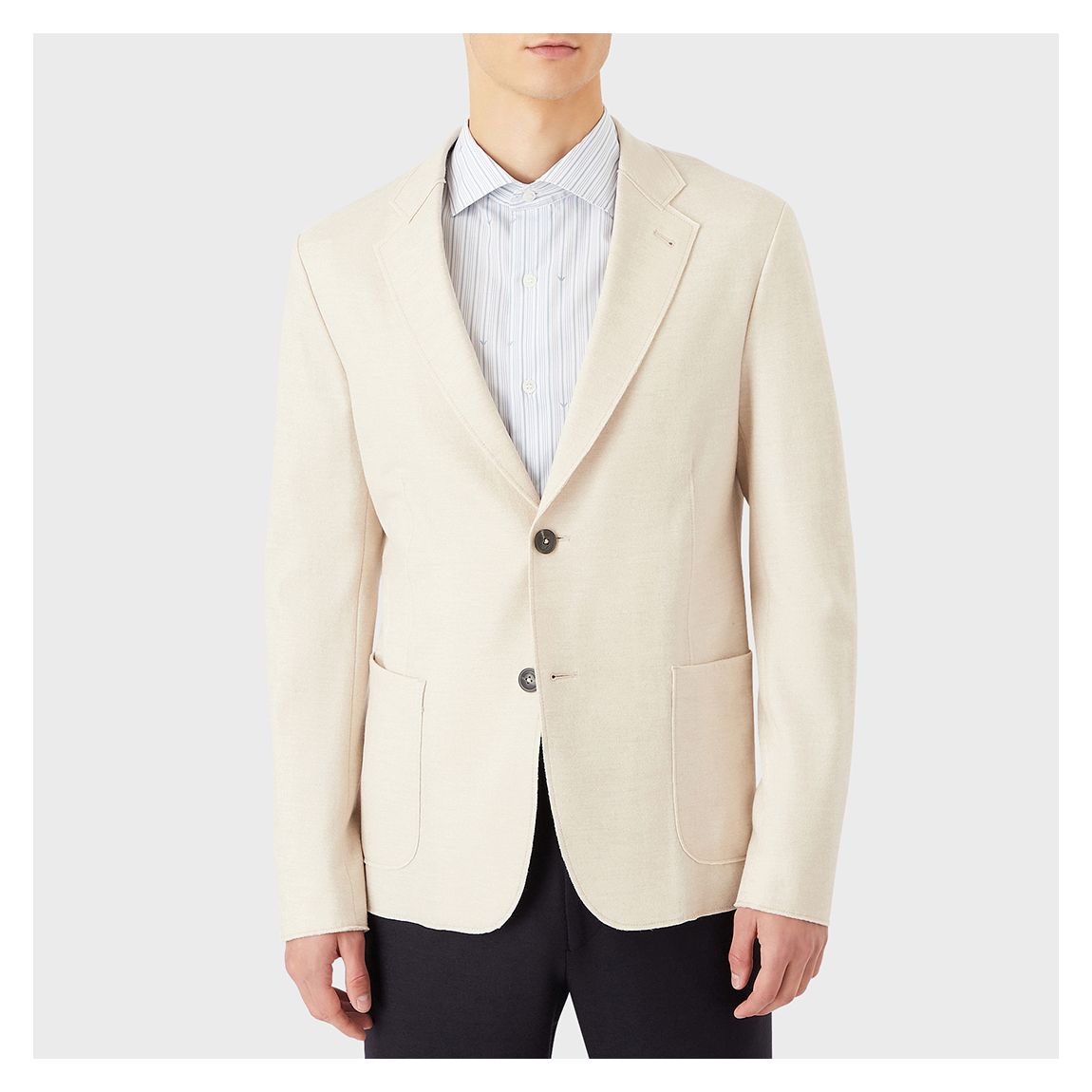 Cream Single Breasted Blazer main product photo