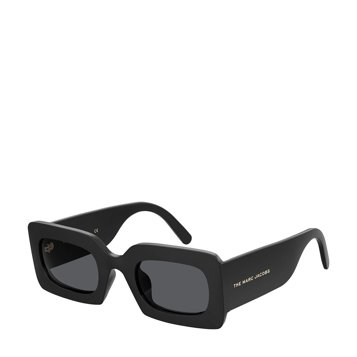 Black Gold Rectangular Sunglasses 50mm main product photo