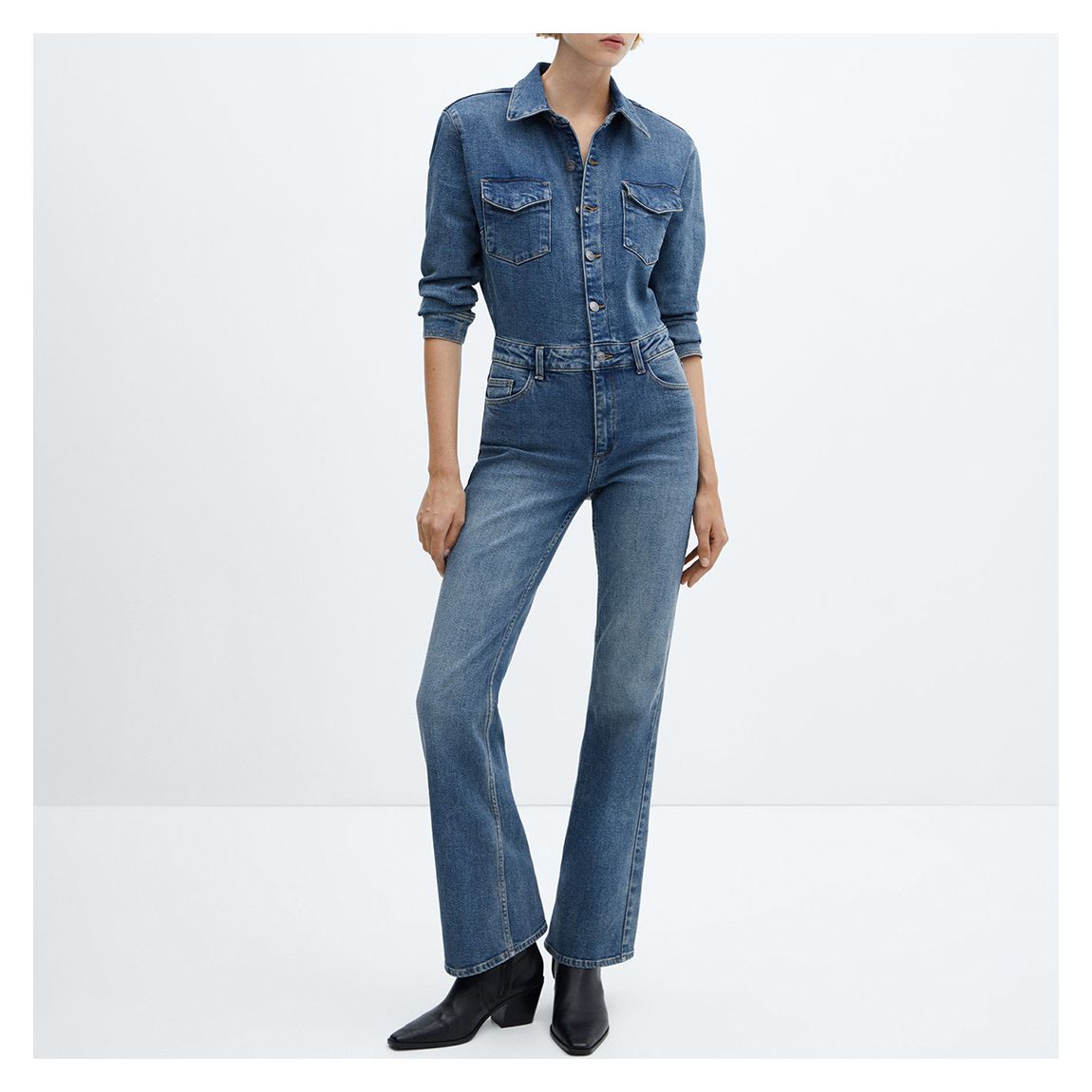 Blue Denim Jumpsuit main product photo