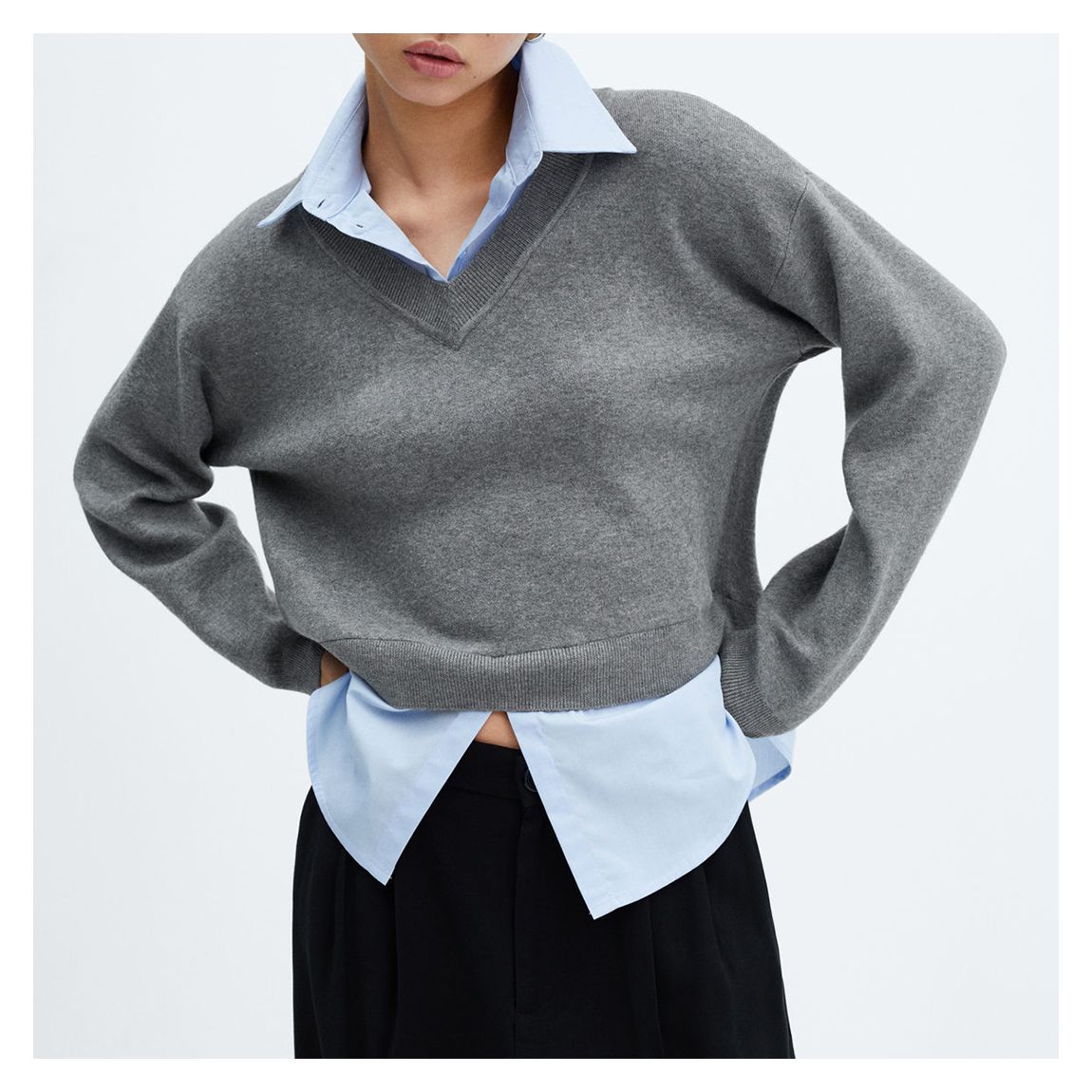 Grey Shirt Jumper main product photo