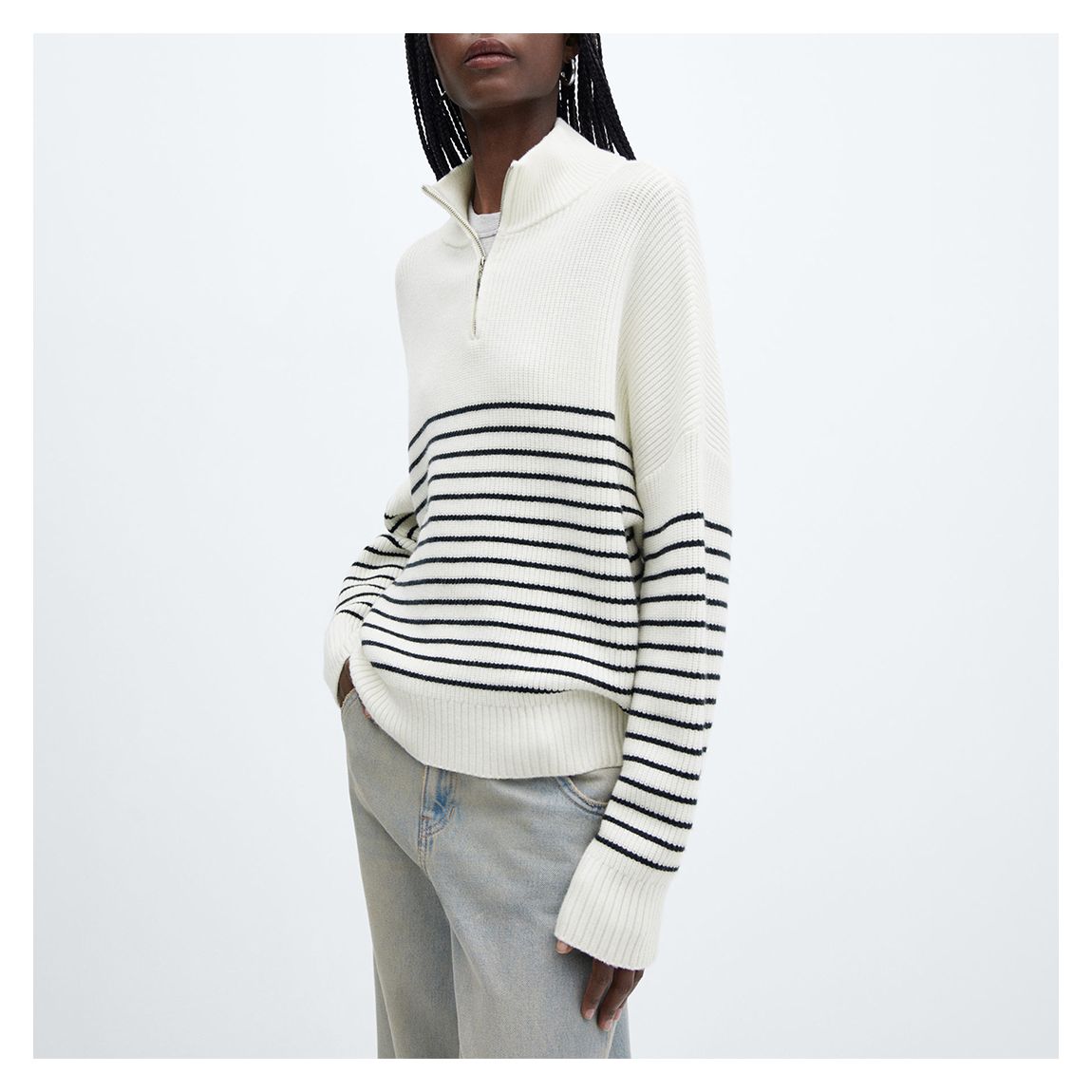 Navy Striped Jumper main product photo