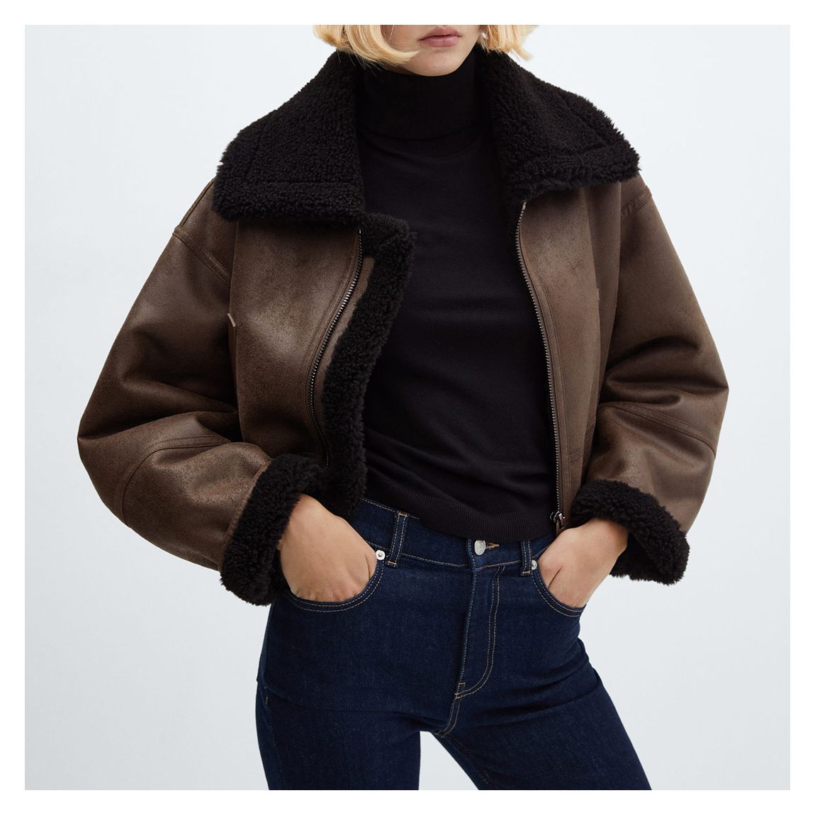 Brown Short Double-Sided Jacket main product photo