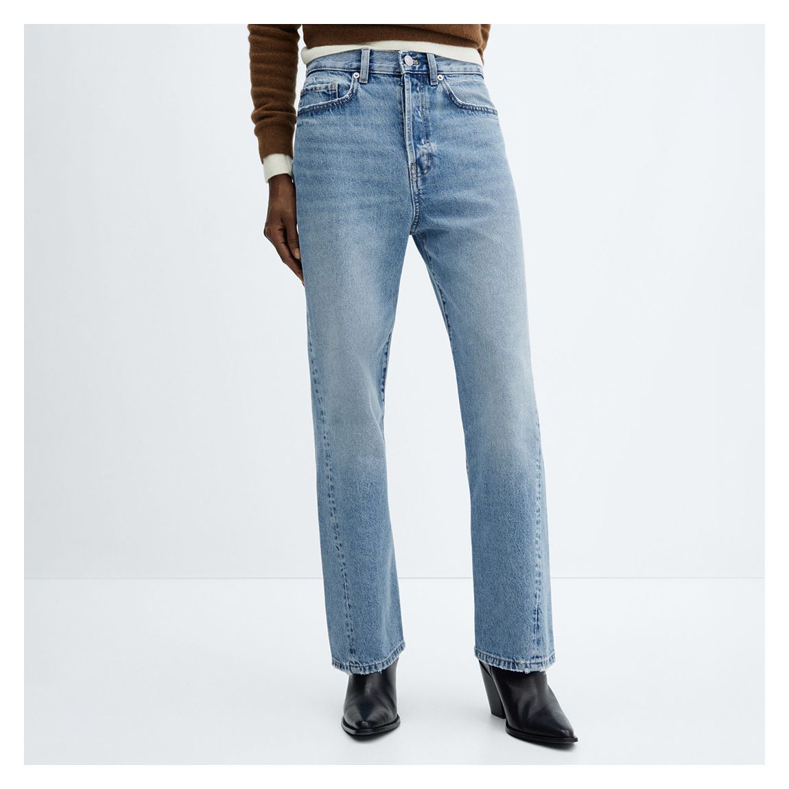Blue Straight Jeans main product photo