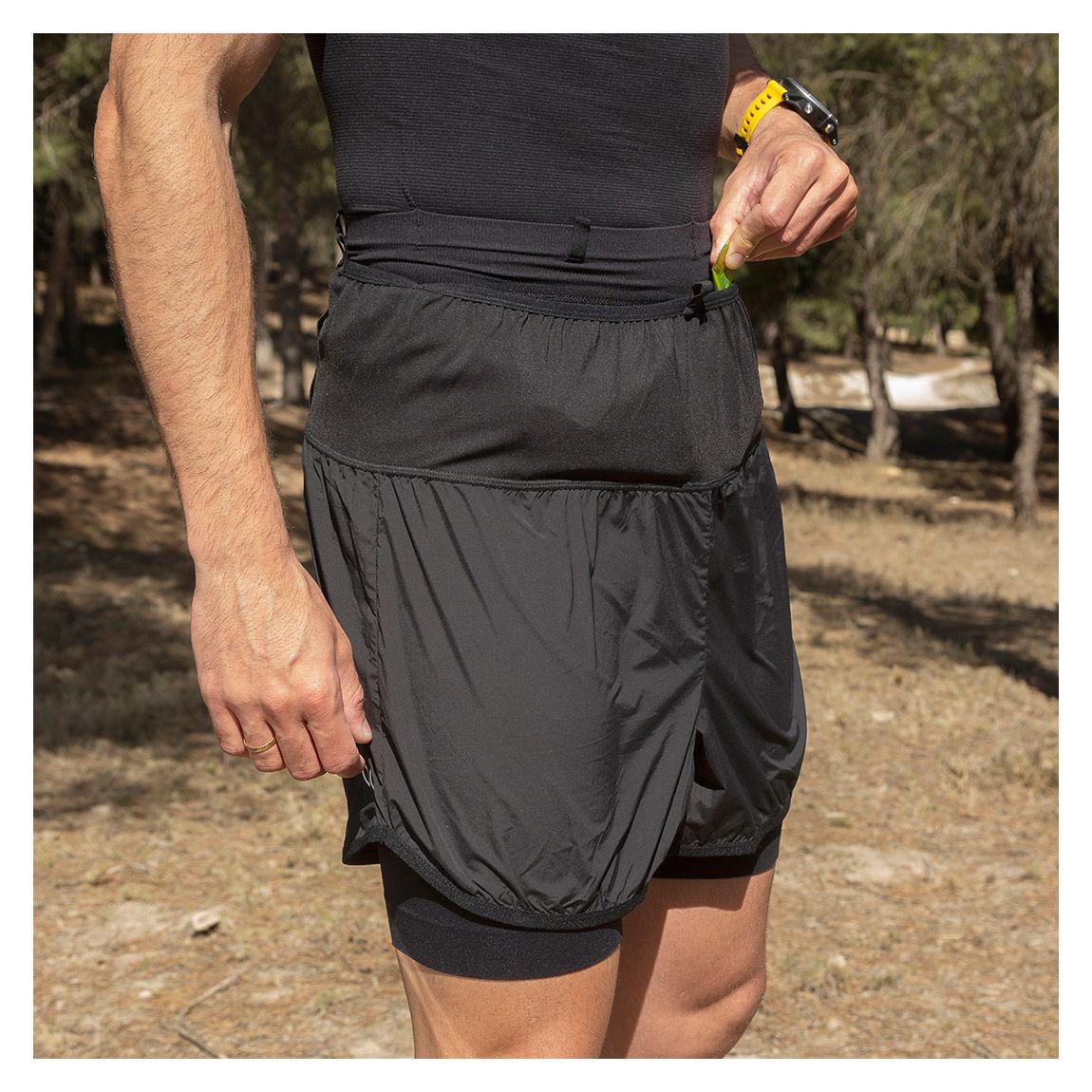 Black Lavouet Shorts main product photo
