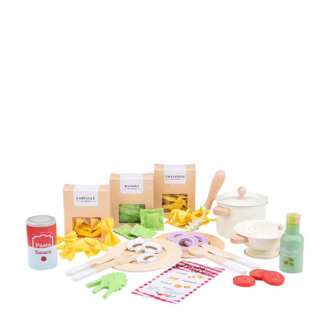Play Food Wooden Pasta Set main product photo
