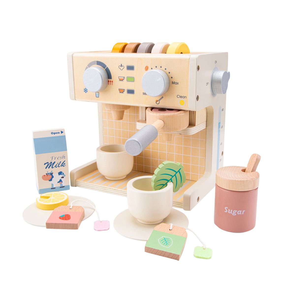 Coffee Machine Wooden Set main product photo