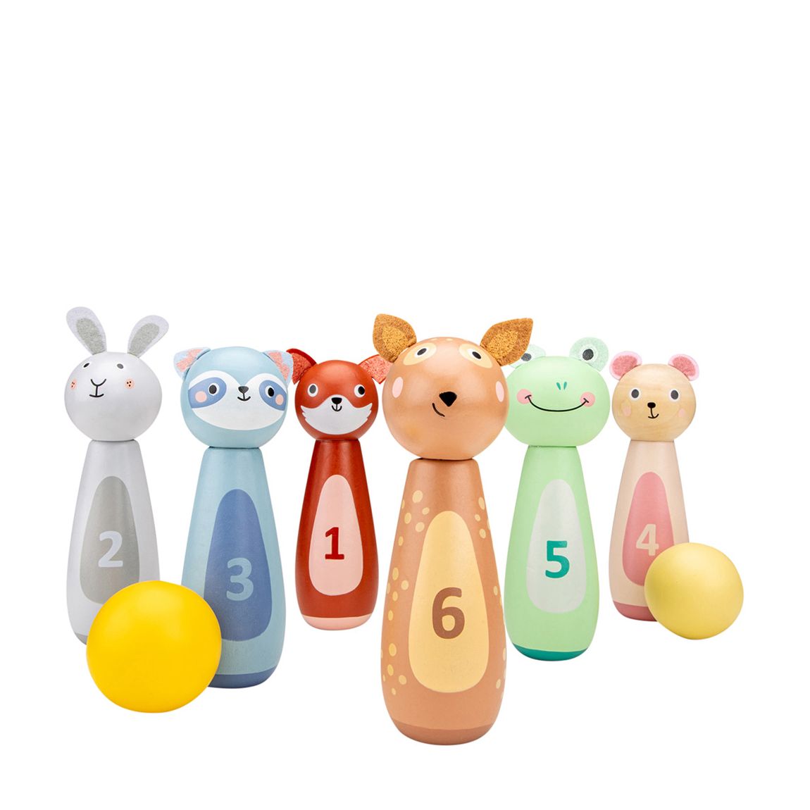 Animals Bowling Wooden Set main product photo