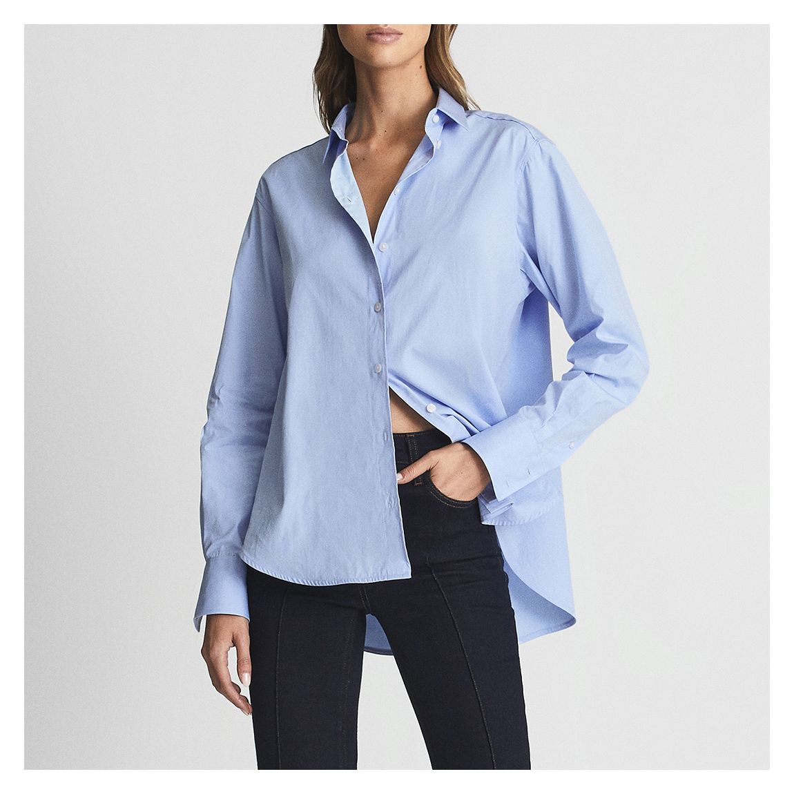 Blue Jenny Cotton Shirt main product photo