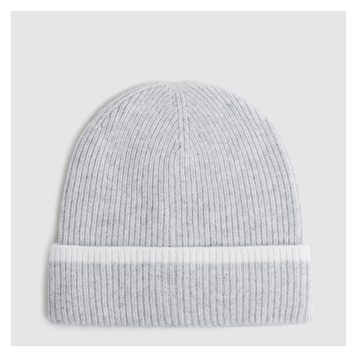 Grey Hattie Wool Blend Beanie main product photo