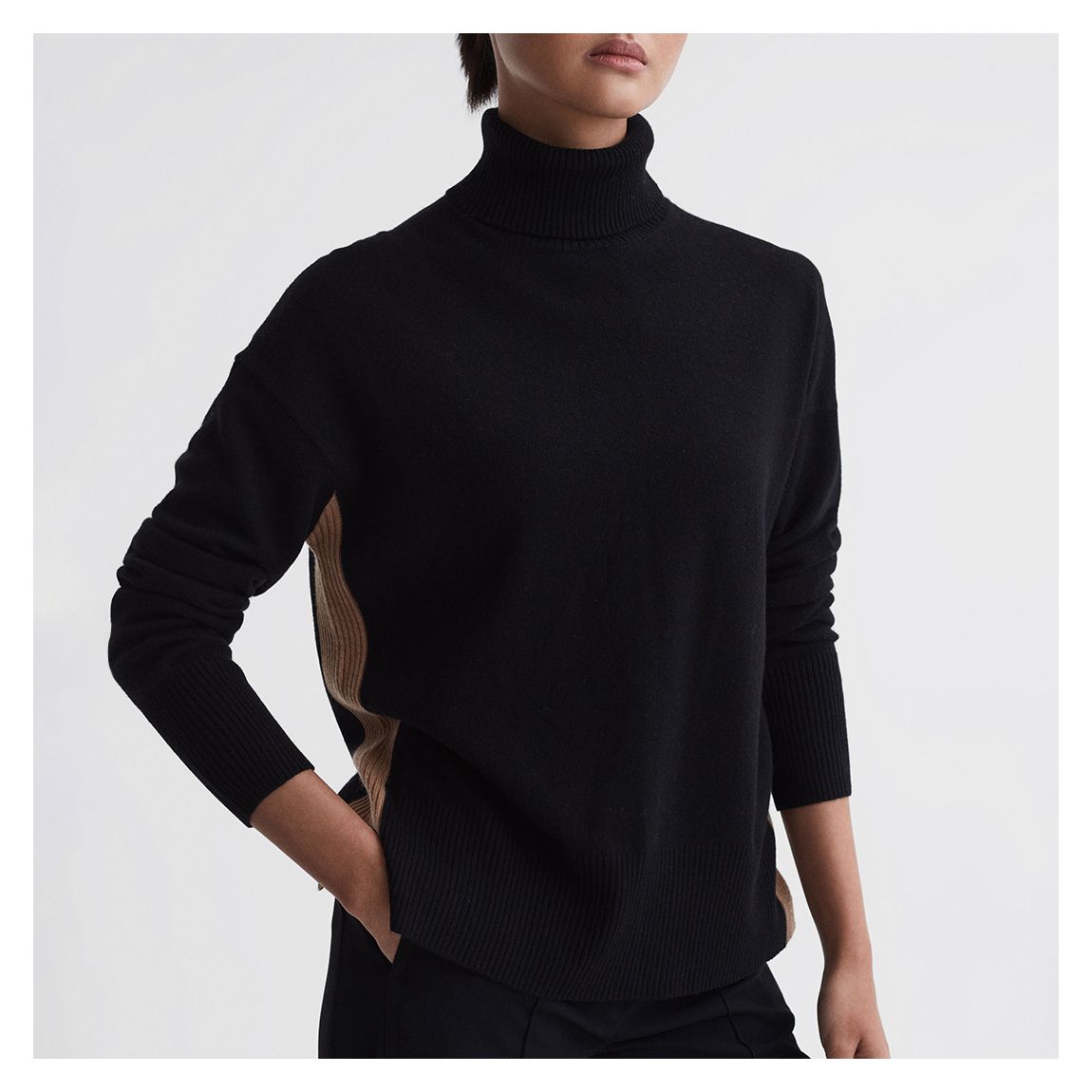 Black Alexis Cashmere Blend Jumper main product photo