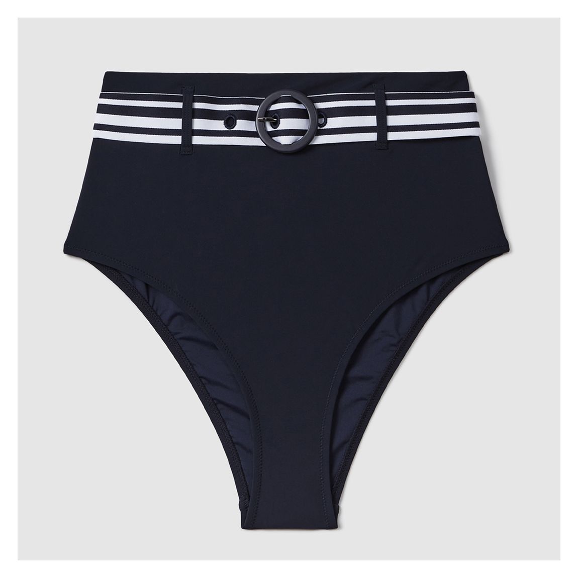 Navy Jessica High waisted Bikini Bottoms main product photo