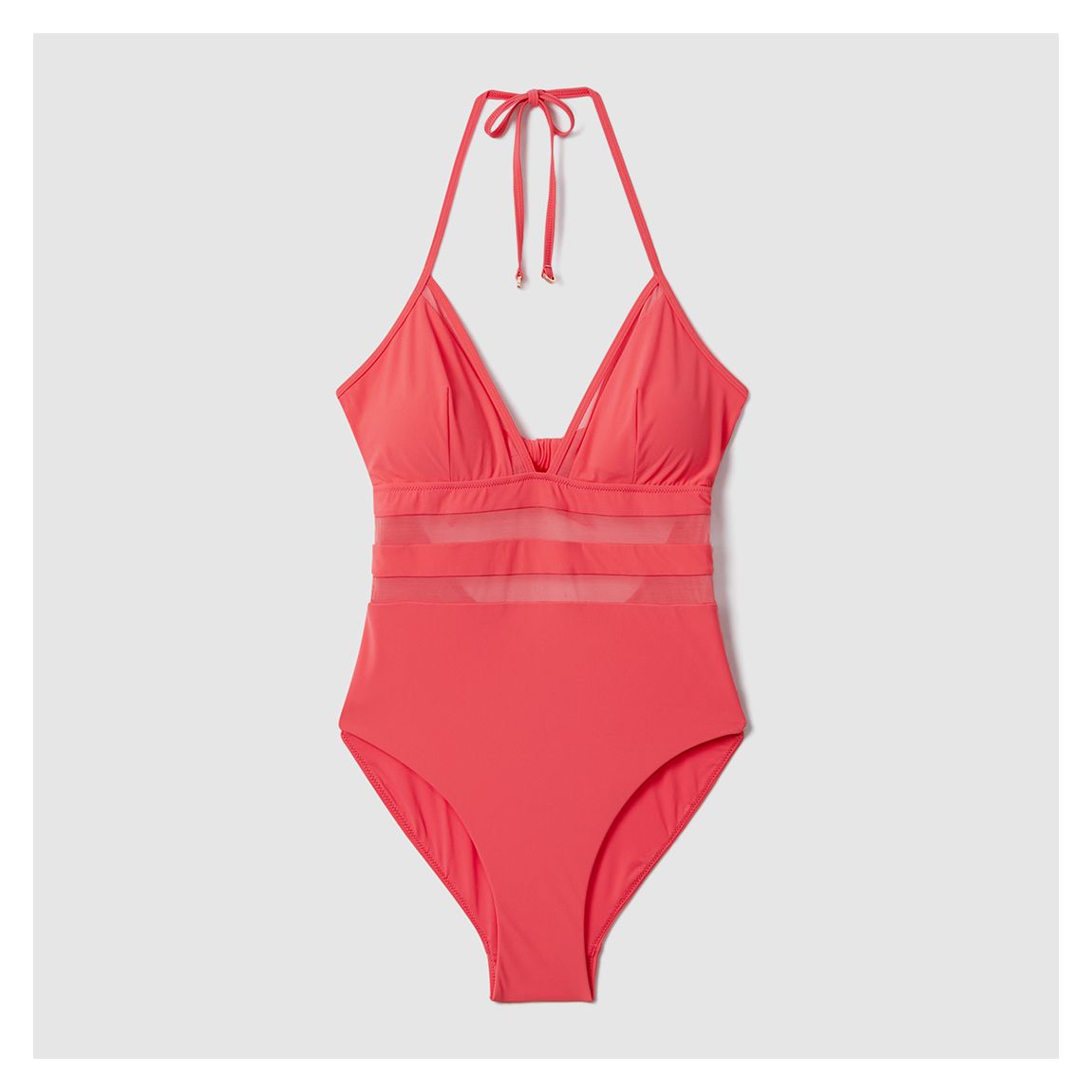 Coral Hope Mesh Insert Swimsuit main product photo