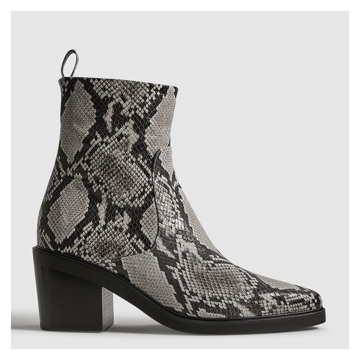 Grey Sienna Western Leather Boots main product photo