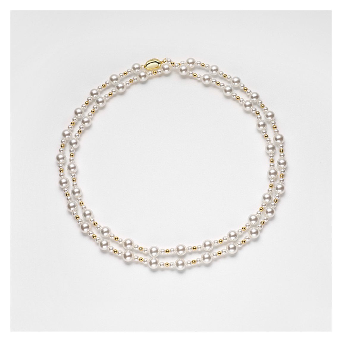 White Genuine Freshwater Pearl Necklace main product photo