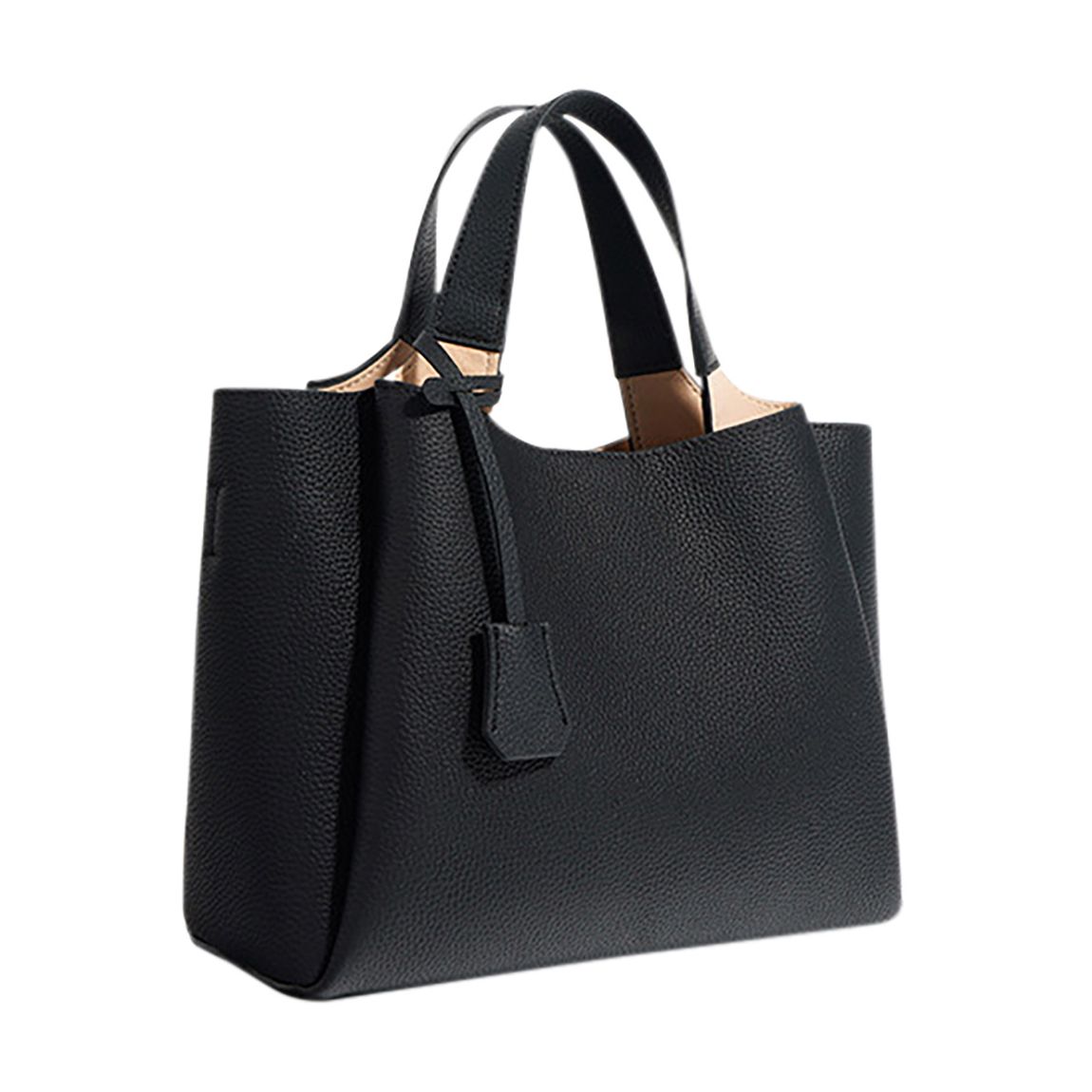 Black Katherine Shoulder Bag/Tote Bag main product photo
