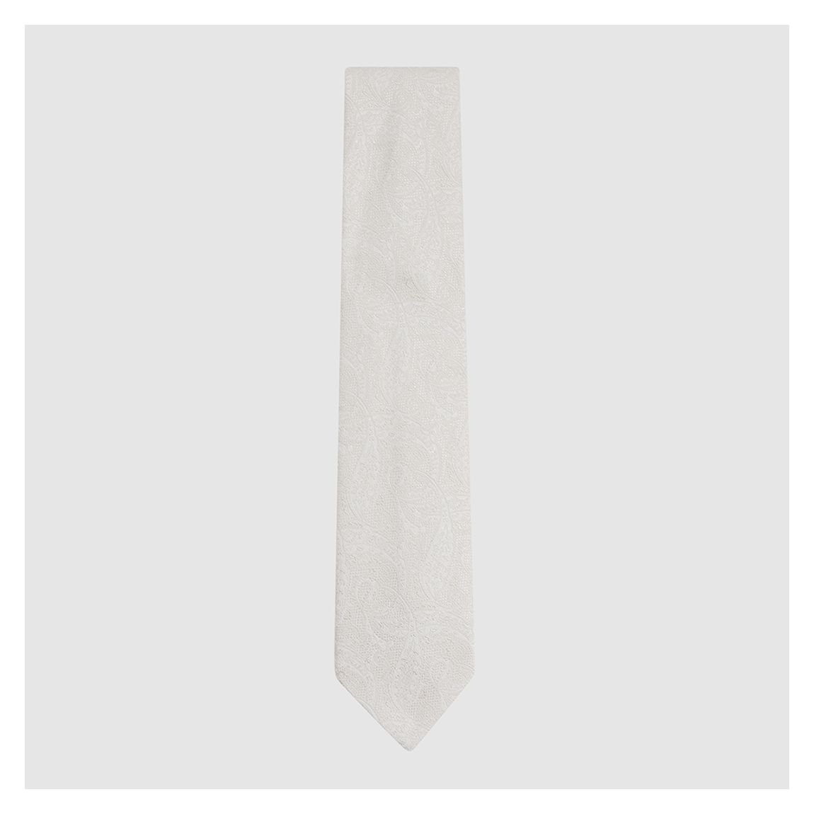 Ivory Sistine Paisley Silk Blend Tie main product photo