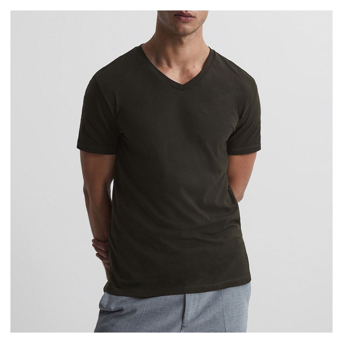 Green Dayton V-Neck T-Shirt main product photo