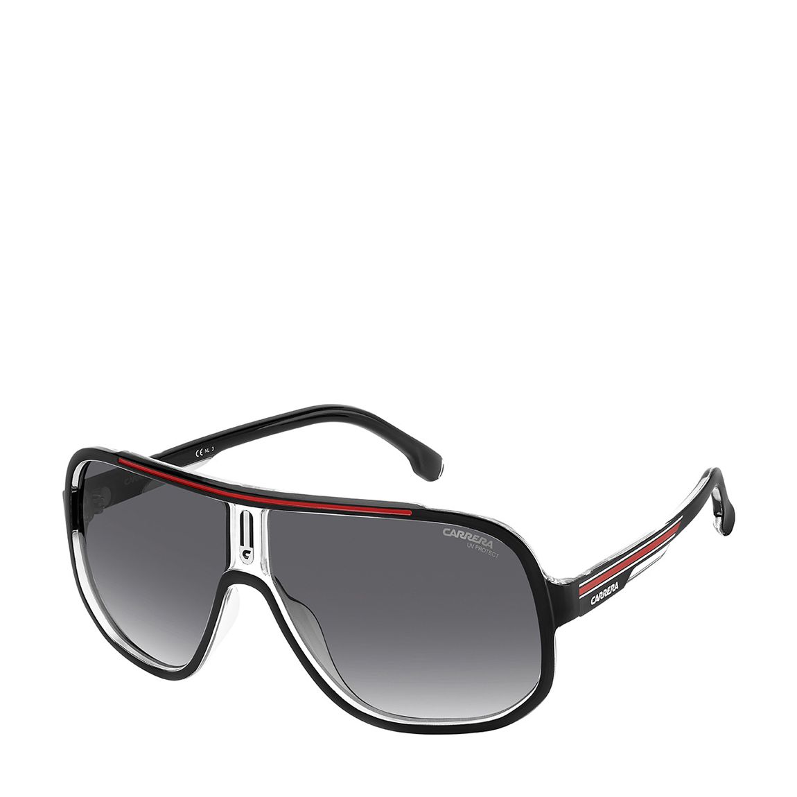 Black Red Square Sunglasses 63mm main product photo