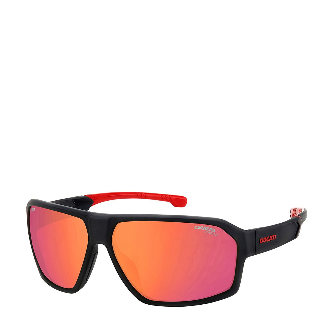 Black Red Rectangular Sunglasses 66mm main product photo