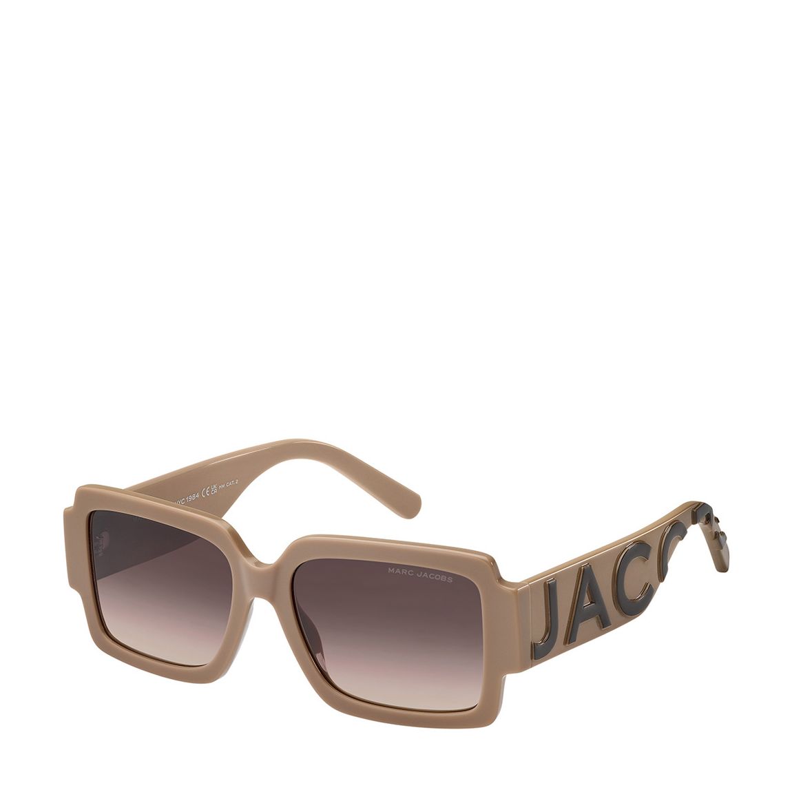 Blue Gold Rectangular Sunglasses 55mm main product photo