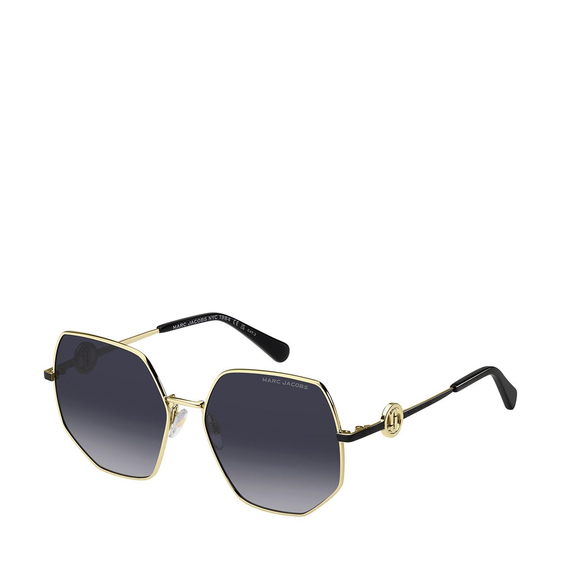 Blue Gold Butterfly Geometrical Sunglasses 59mm main product photo