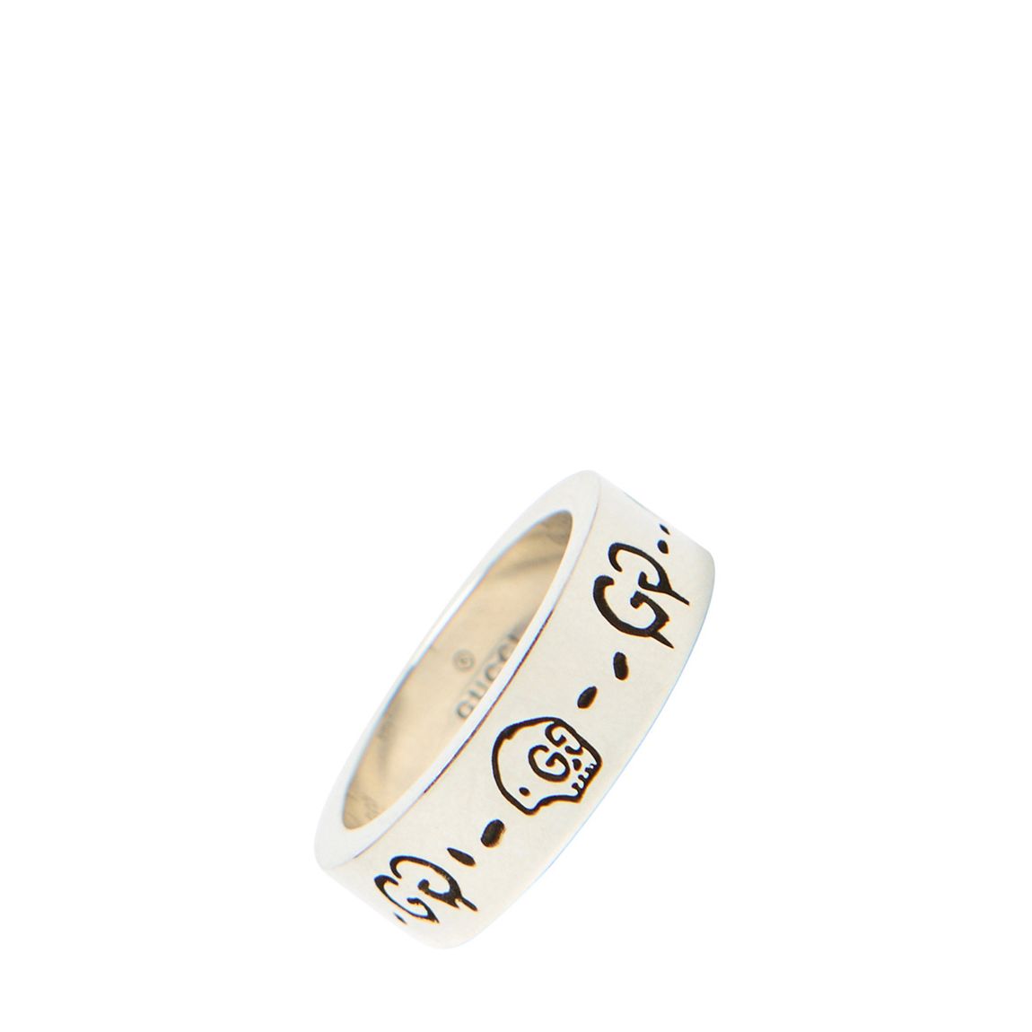Gucci Sterling Silver Thin Ghost Ring main product photo