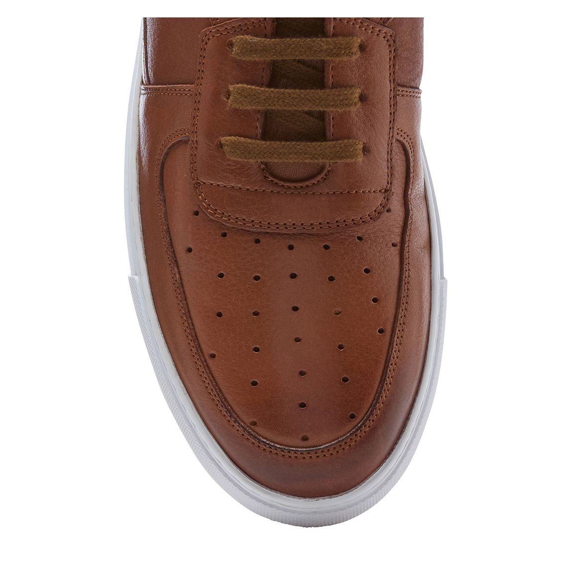 Tan Leather Mersea Trainer main product photo