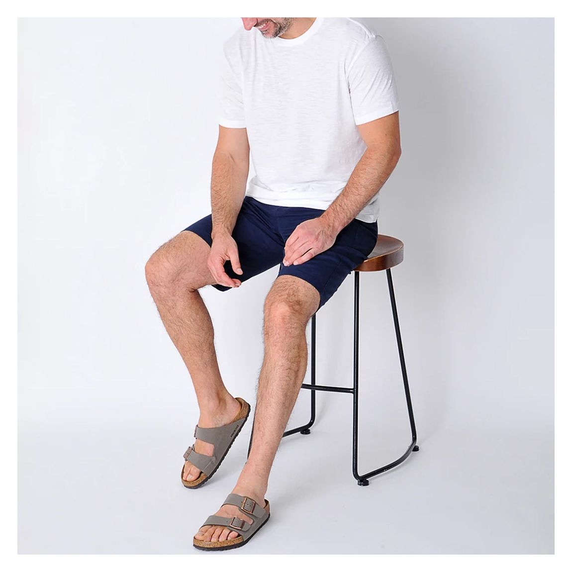 White Trispen Cotton Slub T-Shirt main product photo