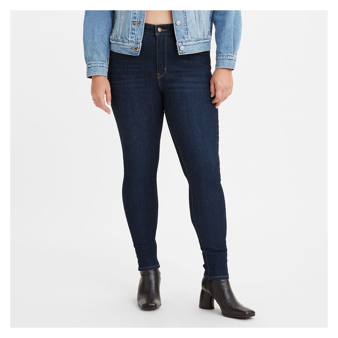Dark Blue 720™ High Rise Skinny Stretch Jeans main product photo