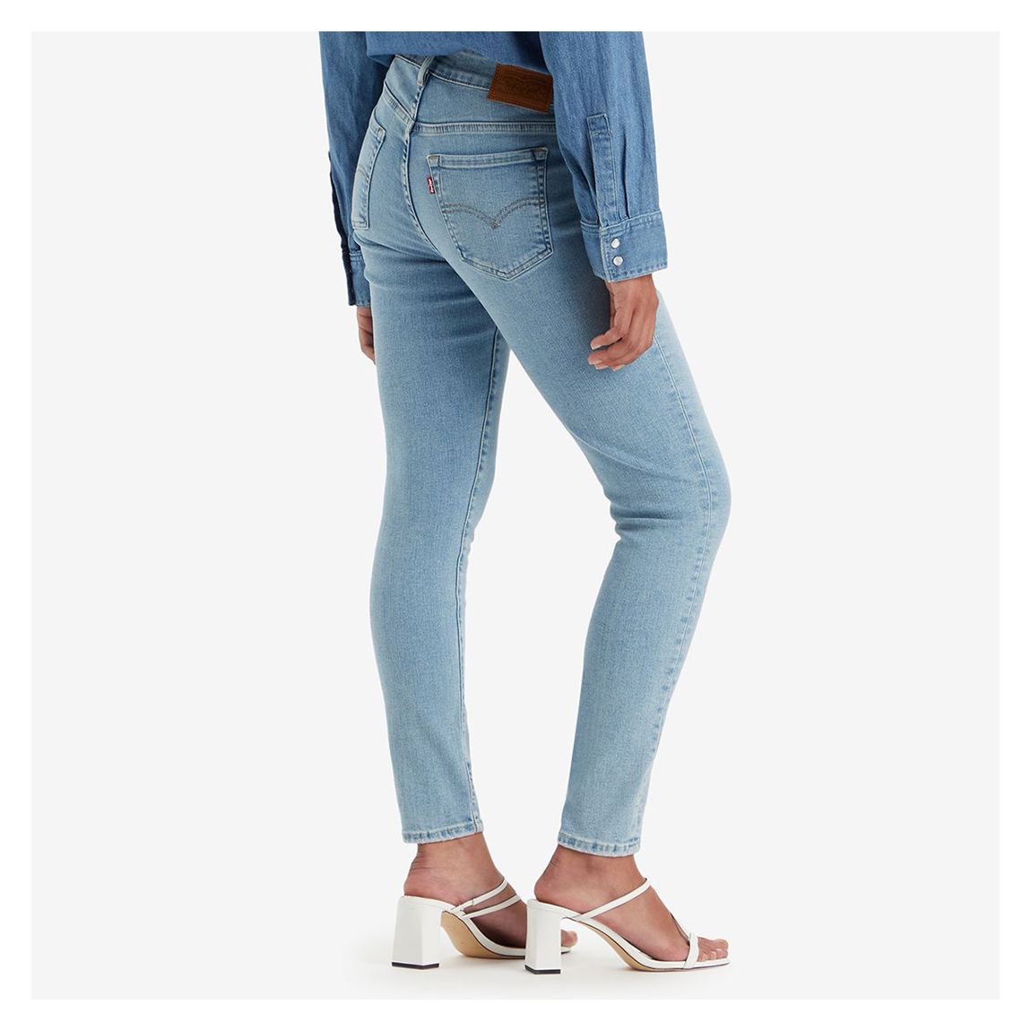 Light Wash 711™ Double Button Stretch Jeans main product photo