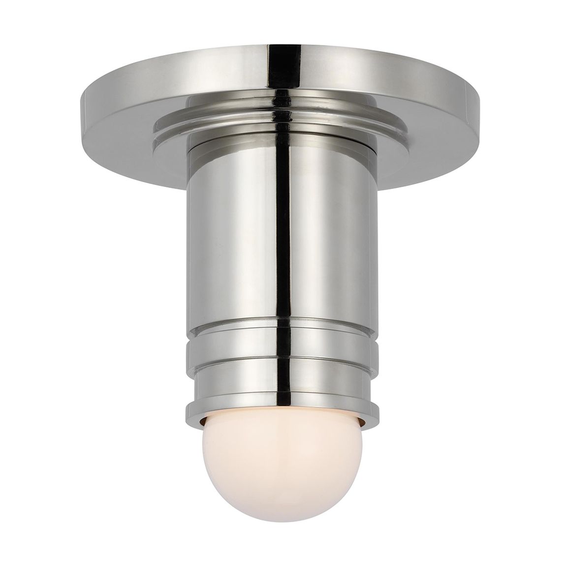 Top Hat Mini Monopoint Flush Mount in Polished Nickel main product photo