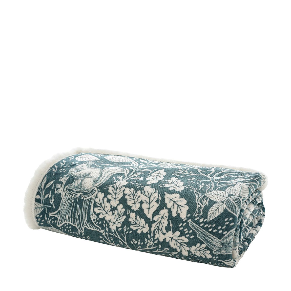 Hidden Forest Throw 140x180cm, Teal main product photo