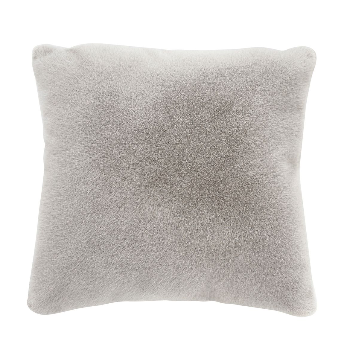 Ashford Faux Fur Cushion 50x50cm, Silver main product photo