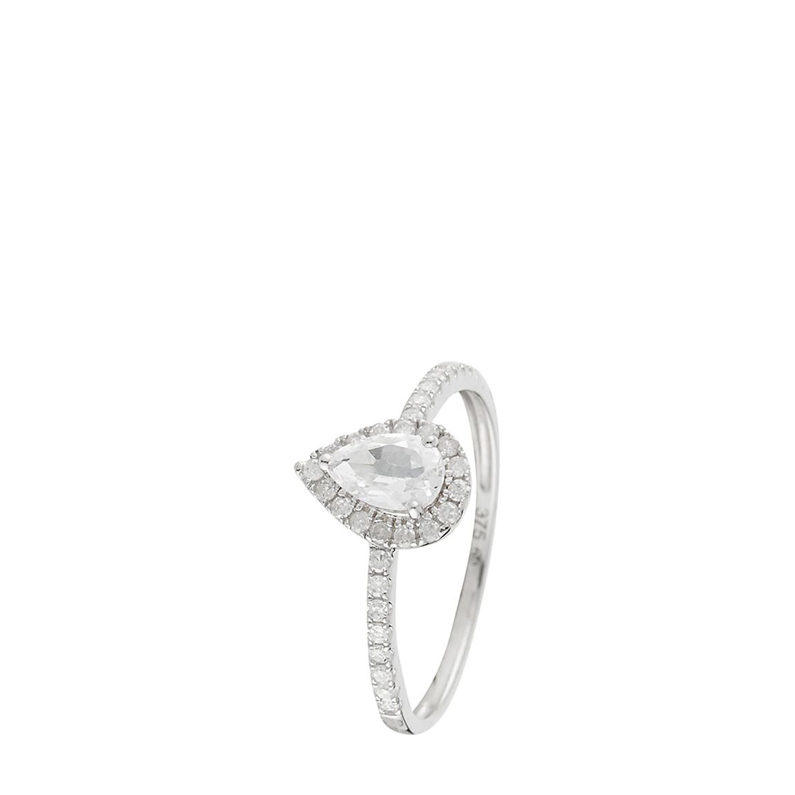 Pescara White Topaz Ring main product photo