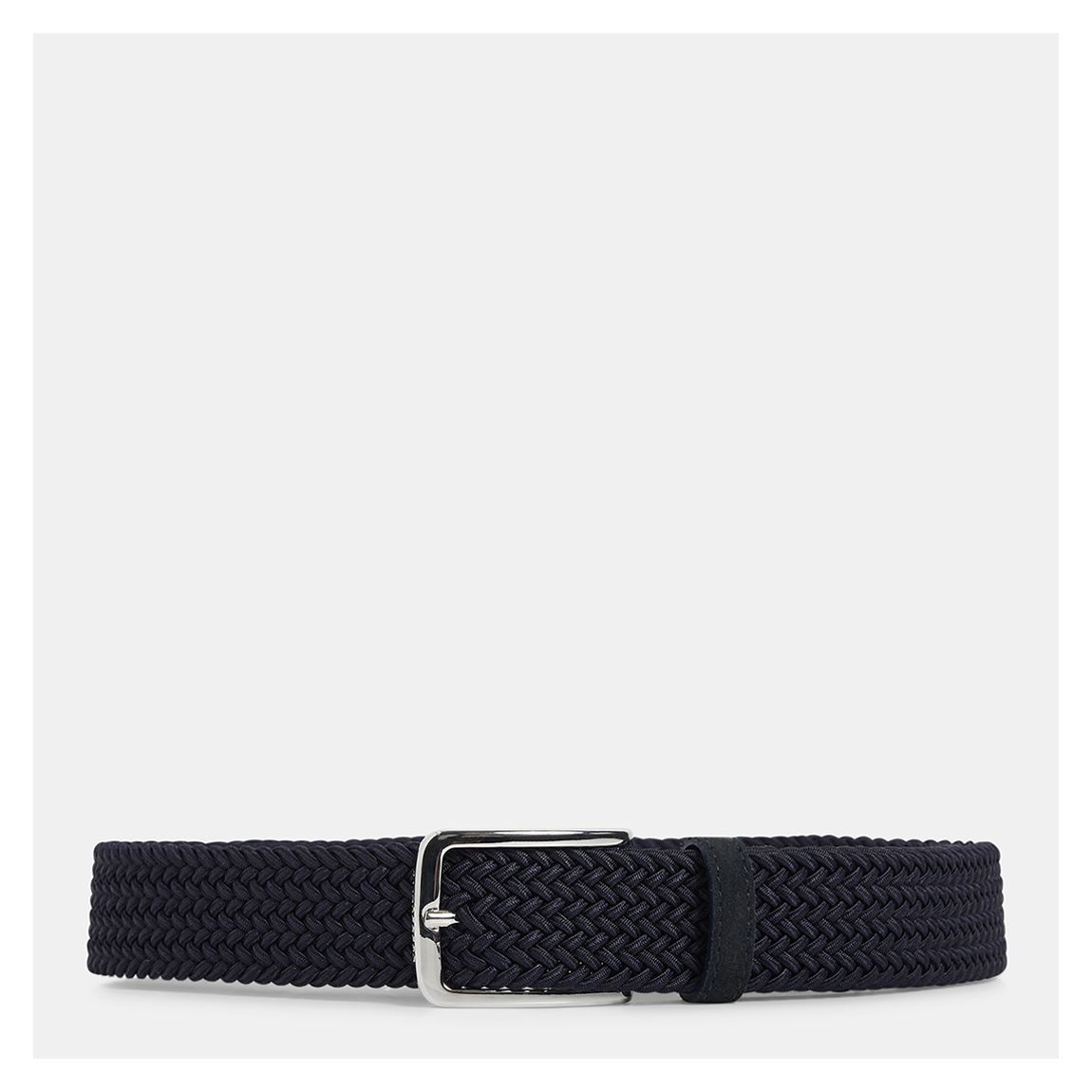 Navy Ben Braided Elastic Belt main product photo