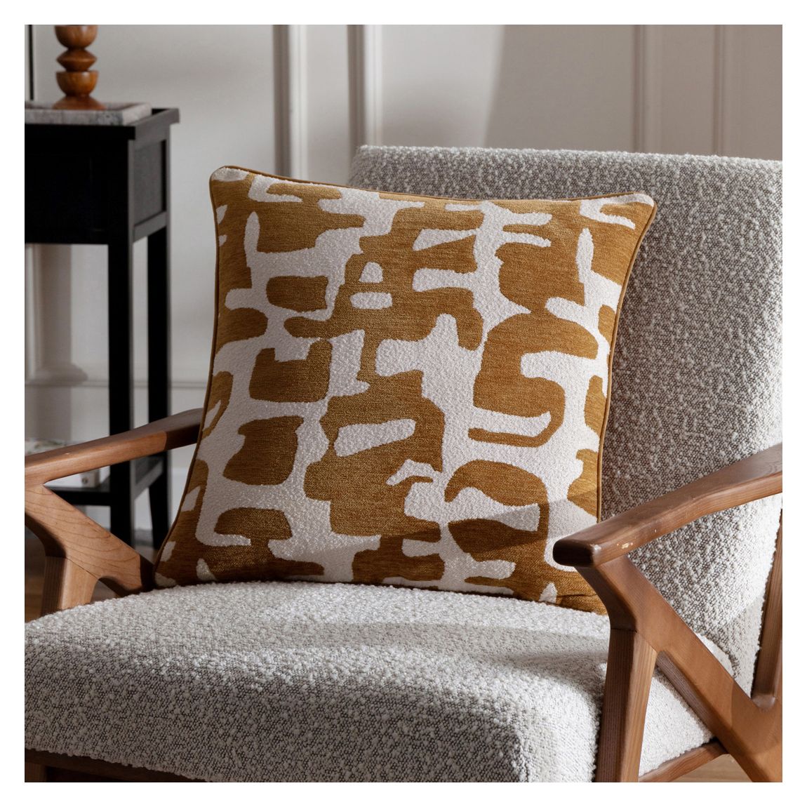 Fosse Tufted Natural Cushion 30x50cm main product photo