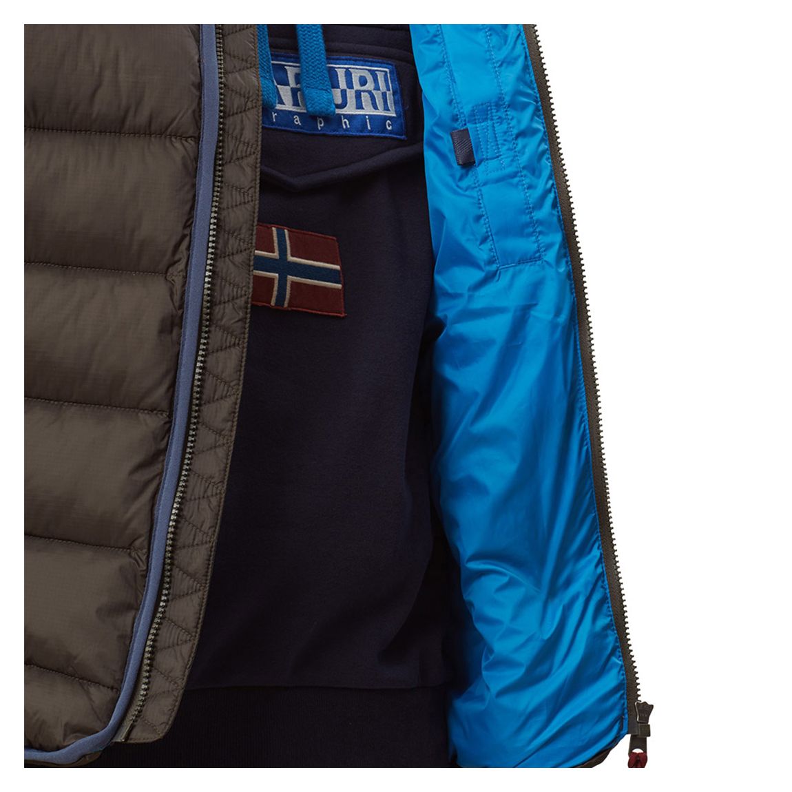 Khaki Aric Gilet main product photo