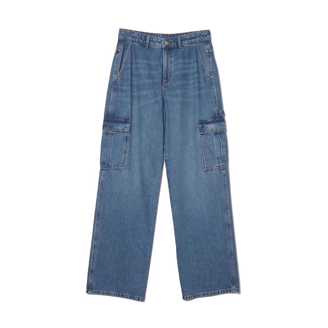 Denim Cargo Cotton Jeans main product photo