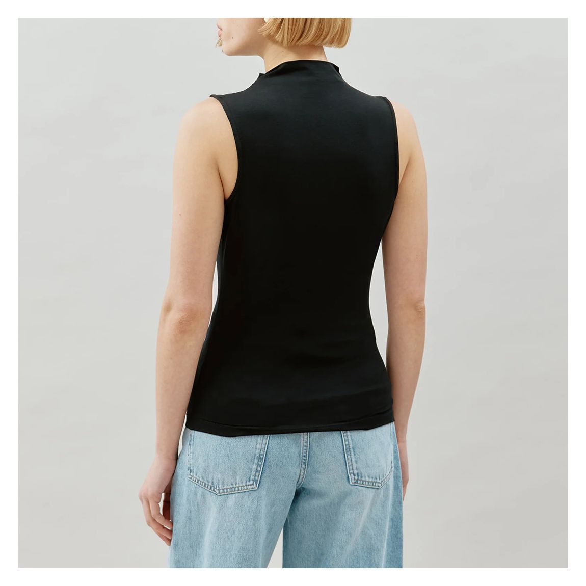 Black Ruched Detail Top main product photo