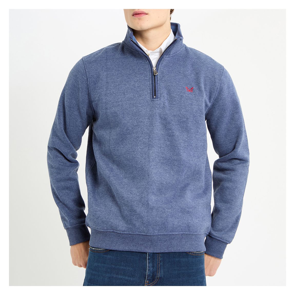Rustic Blue 1/2 Zip Sweat main product photo