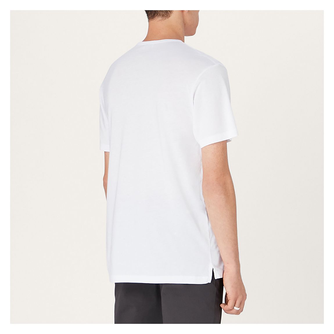 White Cotton Blend T-Shirt main product photo