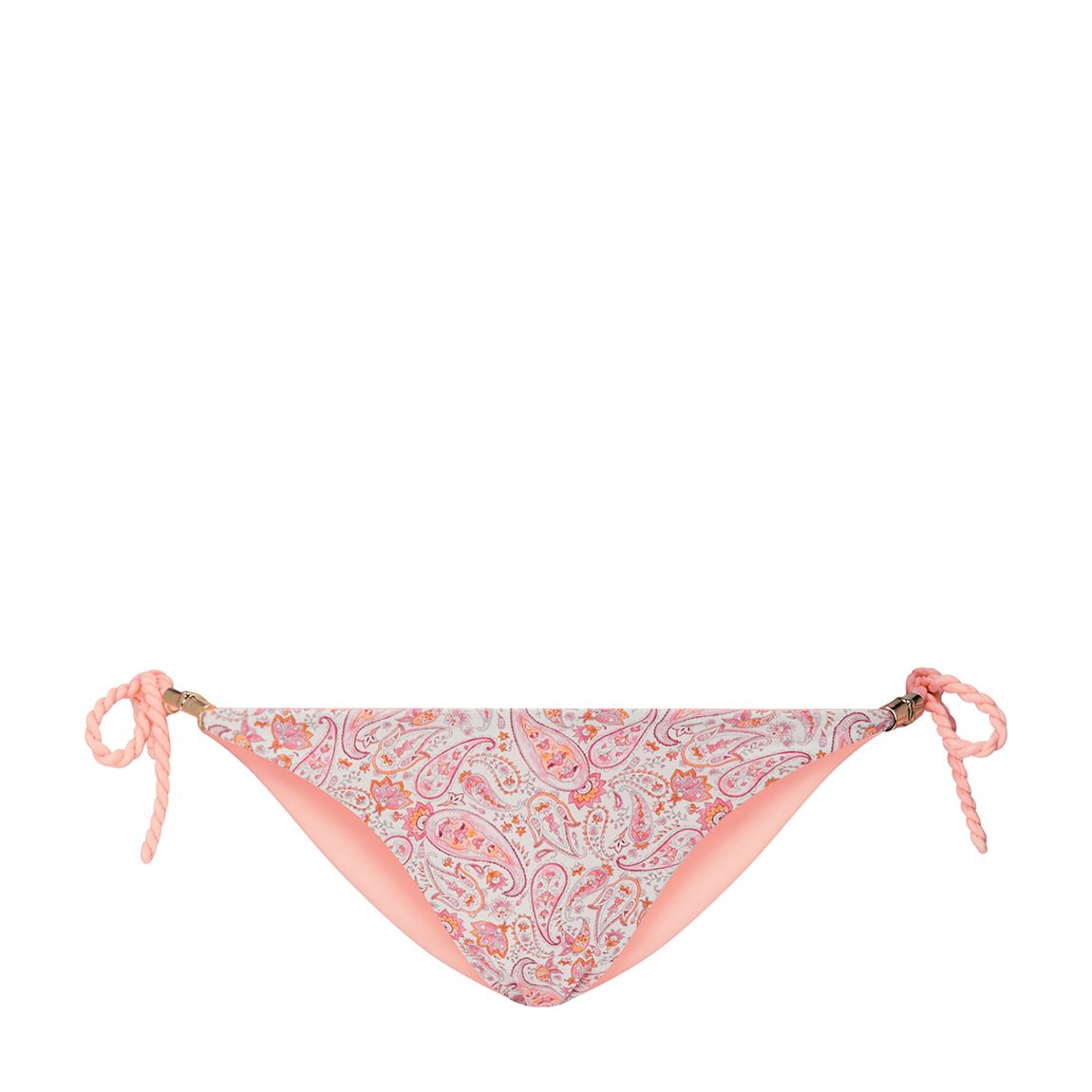 Pink & Multi Muskmelon Bay Reversible Triangle Bottom main product photo