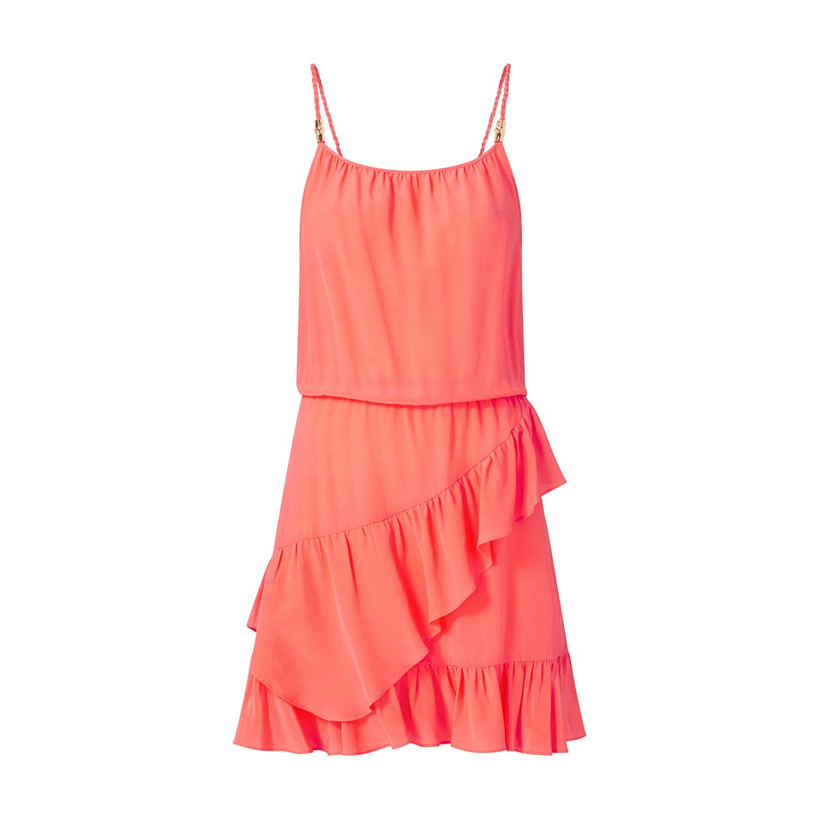 Tortola Silk Mini Frill Dress main product photo