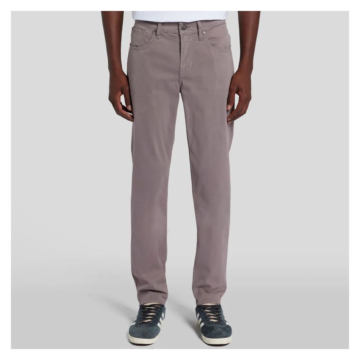 Grey Slimmy Tapered Stretch Trousers main product photo